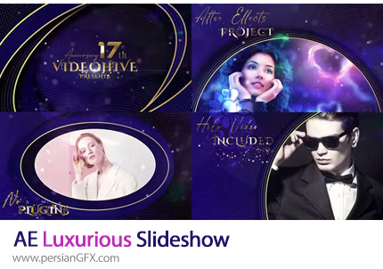 دانلود پروژه افترافکت اسلایدشو لوکس - Luxurious Slideshow