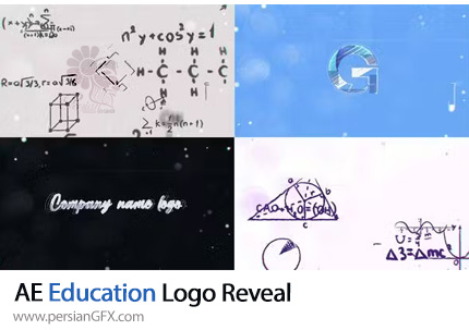 دانلود پروژه افترافکت اینترو لوگو با تم آموزشی - Education Logo Reveal