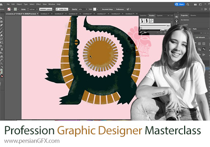 آموزش مسترکلاس طراحی گرافیک پیشرفته با فتوشاپ و ایلوستریتور - Profession Graphic Designer: Ultimate Masterclass