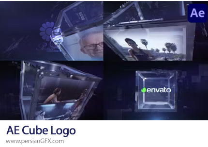 دانلود پروژ افترافکت اینترو لوگو با مکعب + آموزش - Cube Logo