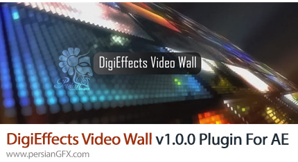 دانلود پلاگین DigiEffects Video Wall v1.0.0 برای نمایش عکس های مختلف مثل یک دیوار در افترافکت