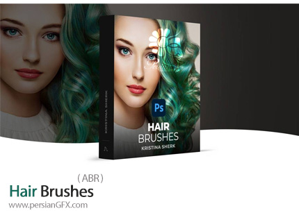 دانلود پک براش فتوشاپ موهای طبیعی - Hair Brushes