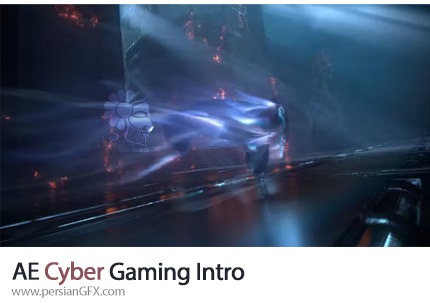 دانلود پروژه افترافکت اینترو بازی با افکت سایبری + آموزش - Cyber Gaming Intro