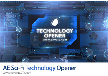 دانلود پروژه افترافکت اوپنر تکنولوژی علمی تخیلی + آموزش - Sci-Fi Technology Opener