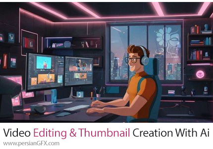 آموزش ویرایش ویدئو و ایجاد تامبنیل با هوش مصنوعی - Video Editing & Thumbnail Creation With Ai
