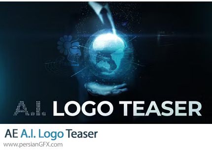 دانلود پروژه افترافکت تیزر نمایش لوگوی هوش مصنوعی + آموزش - A.I. Logo Teaser