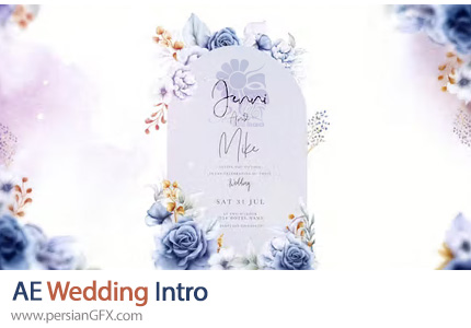 دانلود پروژه افترافکت اینترو کارت عروسی - Wedding Intro