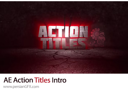 دانلود پروژه افترافکت اینترو تایتل فلیم اکشن + آموزش - Action Titles Intro
