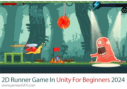 آموزش دوره کامل ساخت بازی دوبعدی دونده در یونیتی برای مبتدیان - Complete 2D Runner Game In Unity For Beginners 2024