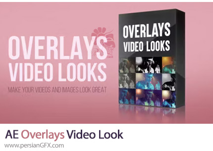 دانلود پروژه افترافکت پک افکت های پوششی متنوع برای ادیت عکس و فیلم + آموزش - Overlays Video Look