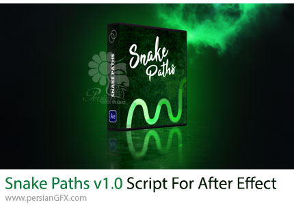 دانلود اسکریپت Snake Paths v1.0 برای ساخت استروک هایی با مسیرهای منحنی در افترافکت