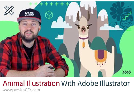 آموزش تصویرسازی حیوانات با ادوبی ایلوستریتور - Animal Illustration With Adobe Illustrator