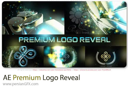 دانلود پروژه افترافکت انیمیشن لوگو با افکت براق و پارتیکل های درخشان - Premium Logo Reveal