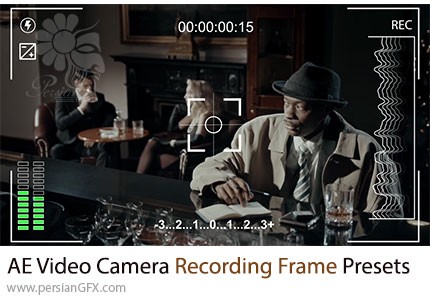 دانلود پریست افترافکت فریم منظره یاب دوربین فیلمبرداری + آموزش - Video Camera Viewfinder Recording Frame