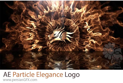 دانلود پروژه افترافکت لوگوموشن با افکت ذرات طلایی درخشان + آموزش - Particle Elegance Logo