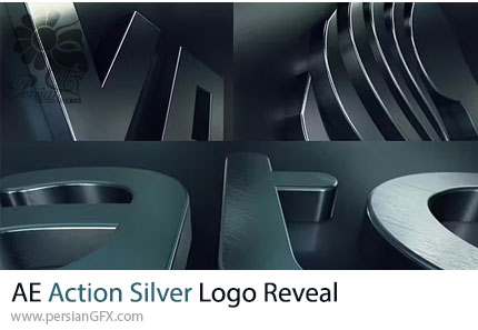 دانلود پروژه افترافکت اینترو لوگو با افکت سیلور + آموزش - Action Silver Logo Reveal