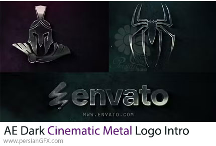 دانلود پروژه افترافکت اینترو لوگوی سینمایی با افکت فلزی تاریک - Dark Cinematic Metal Logo Intro