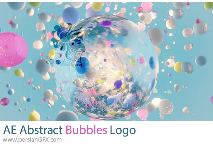 دانلود پروژه افترافکت نمایش لوگو با حباب های انتزاعی - Abstract Bubbles Logo