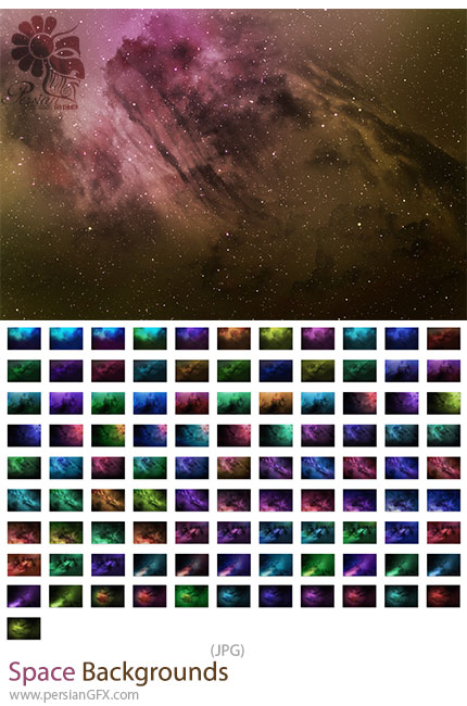 دانلود 100 بک گراند با کیفیت فضای کیهانی - Space Backgrounds