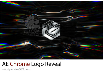 دانلود پروژه افترافکت قالب نمایش لوگو با افکت کروم + آموزش - Chrome Logo Reveal