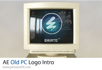 دانلود پروژه افترافکت معرفی لوگو به سبک کامپیوترهای قدیمی + آموزش - Old PC Logo Intro