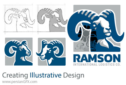 آموزش ایجاد طرح های تصویرسازی در ایلوستریتور - Creating Illustrative Design