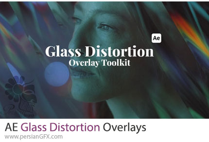 دانلود پروژه افترافکت افکت پوششی اعوجاج شیشه ای + آموزش - Glass Distortion Overlays
