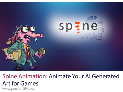 آموزش انیمیت کردن آثار هنری هوش مصنوعی برای بازیها با Spine Animation - Spine Animation: Animate your AI Generated Art For Games