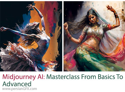 آموزش مسترکلاس هوش مصنوعی میدجورنی از مقدماتی تا پیشرفته - Midjourney AI: Masterclass From Basics To Advanced