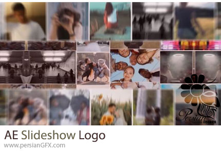 دانلود پروژه افترافکت نمایش لوگو با اسلایدشو تصاویر + آموزش - Slideshow Logo