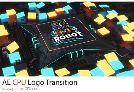دانلود پروژه افترافکت نمایش لوگو با ترانزیشن با پردازنده های CPU + آموزش - CPU Logo Transition