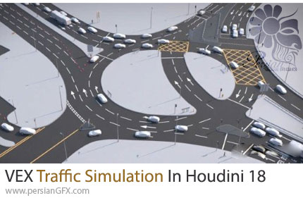 آموزش شبیه‌ سازی ترافیک با VEX در هودینی - VEX Traffic Simulation In Houdini 18