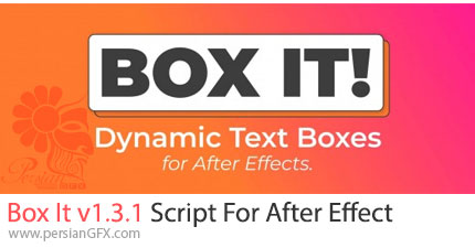 دانلود اسکریپت Box It v1.3.1 برای ساخت باکس برای نوشته ها در افترافکت