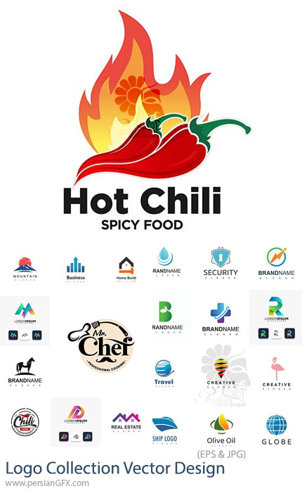 دانلود 25 وکتور آرم و لوگوی متنوع - Logo Collection Vector Design