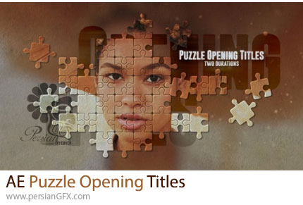دانلود پروژه افترافکت نمایش عناوین با افکت پازلی + آموزش - Puzzle Opening Titles