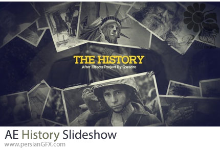 دانلود پروژه افترافکت اسلایدشو تصاویر به سبک تاریخی - History Slideshow