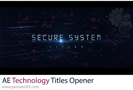 دانلود پروژه افترافکت اوپنر تایتل های تکنولوژی + آموزش - Technology Titles Opener