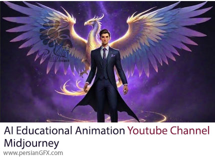 آموزش ساخت کانال یوتیوب انیمیشن آموزشی با هوش مصنوعی میدجورنی - AI Educational Animation Youtube Channel Midjourney