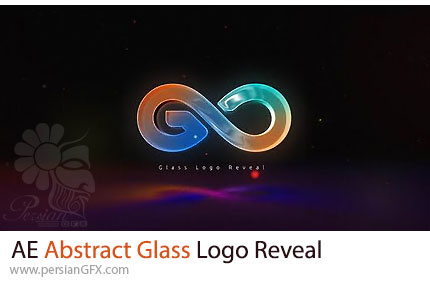 دانلود پروژه افترافکت نمایش لوگو با افکت شیشه ای انتزاعی - Abstract Glass Logo Reveal