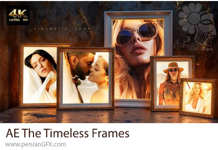 دانلود پروژه افترافکت موکاپ فریم عکس سینمایی - The Timeless Frames