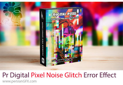 دانلود پروژه پریمیر افکت پوششی ارور و گلیچ دیجیتال - Digital Pixel Noise Glitch Error Effect