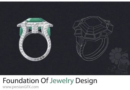 آموزش دوره طراحی جواهرات با تکنیک‌های طراحی دستی و رنگ آمیزی - Foundation Of Jewelry Design