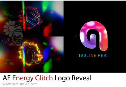 دانلود پروژه افترافکت نمایش لوگو با افکت انرژی گلیچ - Energy Glitch Logo Reveal