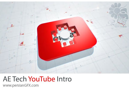 دانلود پروژه افترافکت اینترو یوتیوب با افکت تکنولوژی + آموزش - Tech YouTube Intro