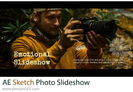 دانلود پروژه افترافکت اسلایدشو تصاویر با افکت اسکچ - Sketch Photo Slideshow
