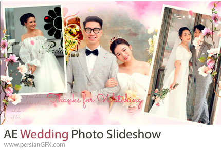 دانلود پروژه افترافکت اسلایدشو تصاویر عروسی - Wedding Photo Slideshow