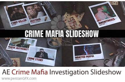 دانلود پروژه افترافکت اسلایدشو با تم جنایی و مافیایی - Crime Mafia Investigation Slideshow