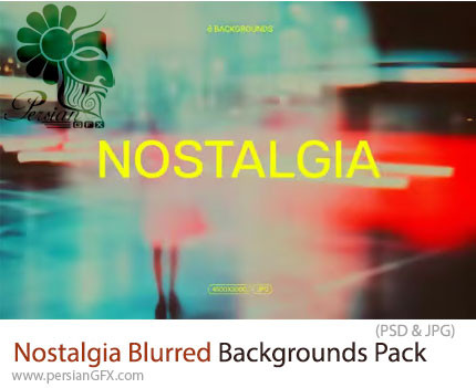 دانلود پک بک‌گراندهای لایه باز نوستالژیک با افکت بلور - Nostalgia Blurred Backgrounds Pack