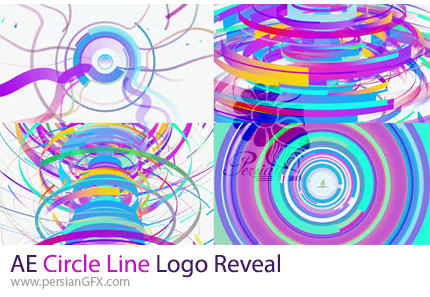 دانلود پروژه افترافکت نمایش لوگو با خطوط دایره ای - Circle Line Logo Reveal