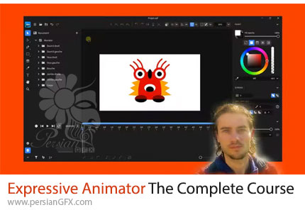دوره آموزش ساخت انیمیشنهای 2D با نرمافزار Expressive Animator - Expressive Animator The Complete Course